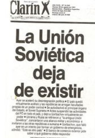 LA DESINTEGRACIÓ DE LA URSS (1985-1991)