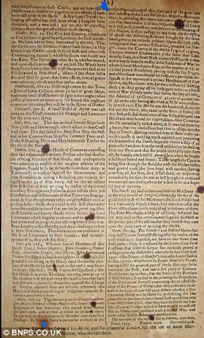 Newspapers are first published in London