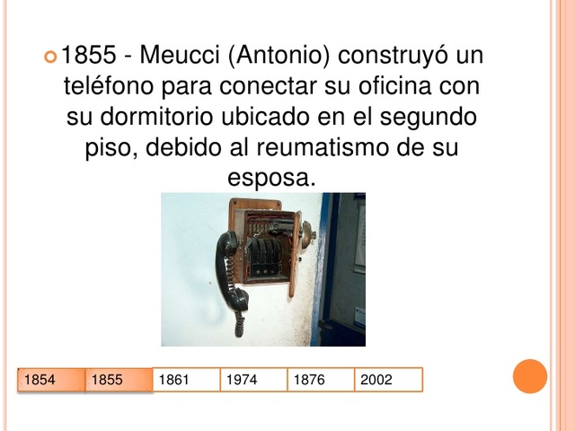 Teléfono, MEUCCI.