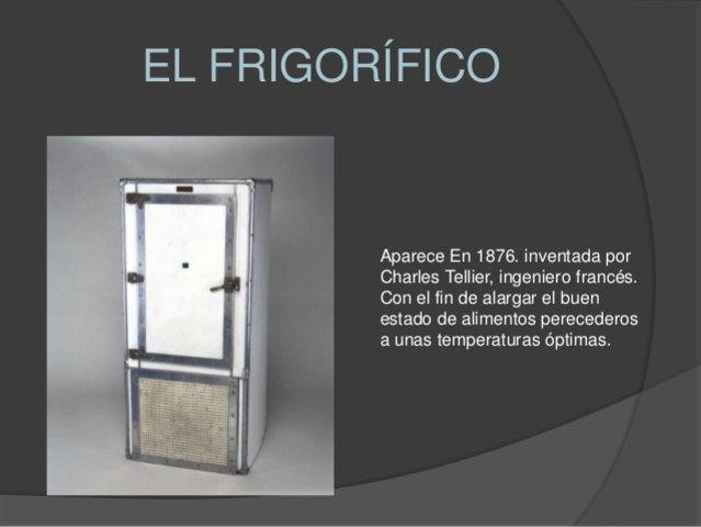 Frigorífico, TELLIER.