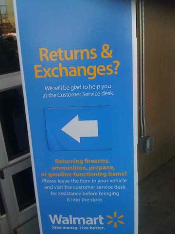 WalMart Customer Service Associate