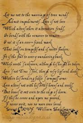 Shakespeare's sonnets are published