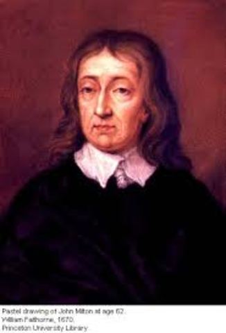John Milton begins Paradise Lost
