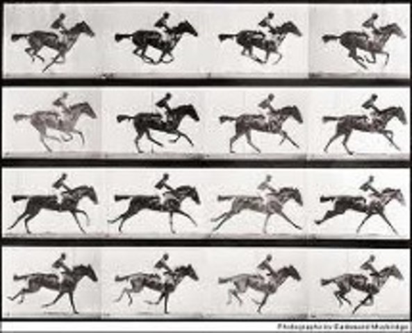 Eadweard Muybridge invents moving pictures