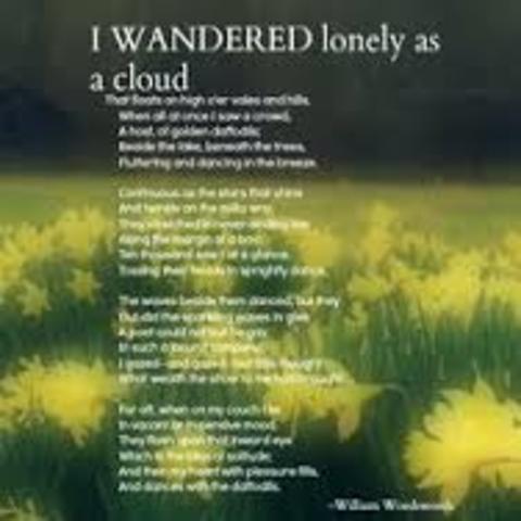 I wandered lonely as a cloud