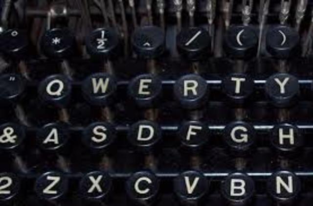 El teclado  QWERTY