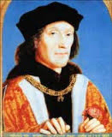 With the supremacy act, Henry VIII proclaims himself head of church of England.