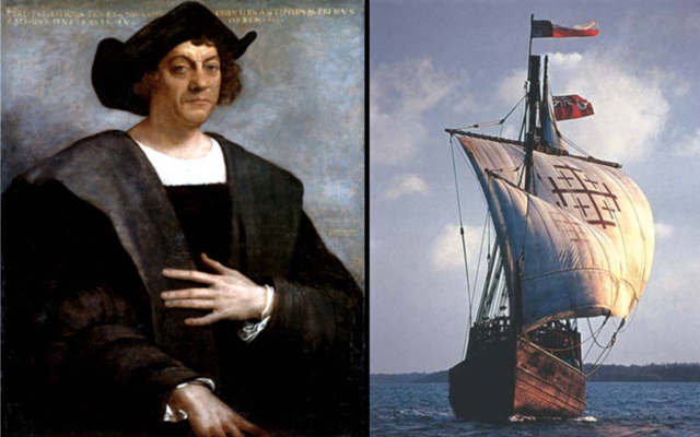 Christopher Columbus went to the new world
