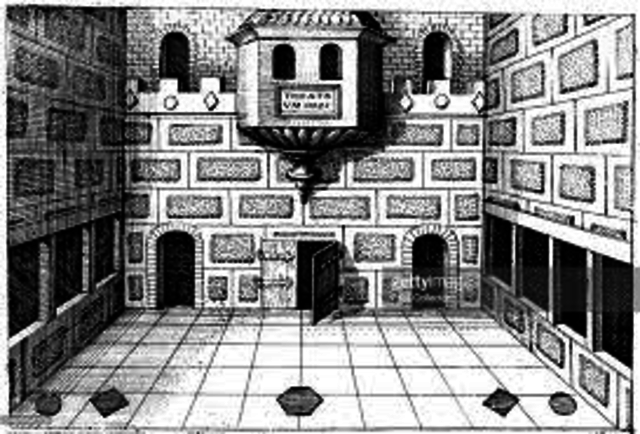 1599 globe theatre is built in london