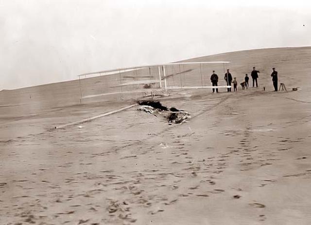 Orville and Wilbur Wright and the first Airplane