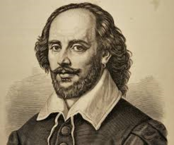 William Shakespeare, the Bard of Avon, is born