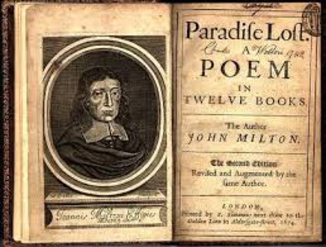 John Milton begins Paradise Lost