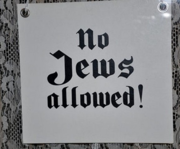 Jews are banned