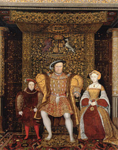 With Supermacy Act, Henry VIII proclaims himself head of church of England