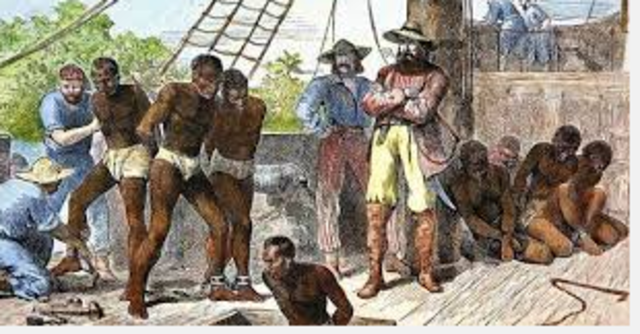 Primeros esclavos de america.