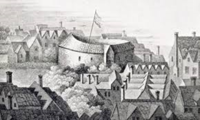 Globe Theatre is built in London