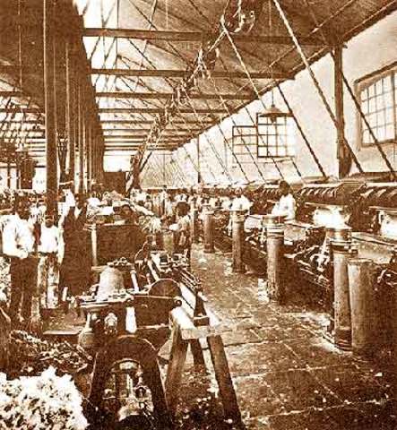 La industria textil y algodonera