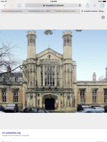 Enters St. Peter's school