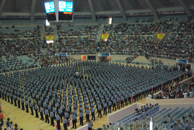 Formatura de 1.020 policiais militares futuros integrantes das UPPs