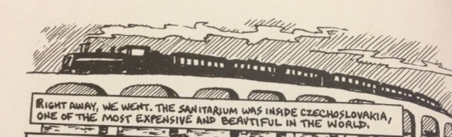 Anja and Vladek go to Sanitarium in Czechoslovakia.