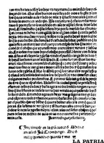 Primero periodico de America