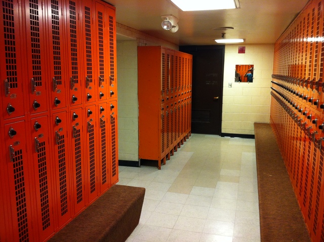 Drop brother at locker room