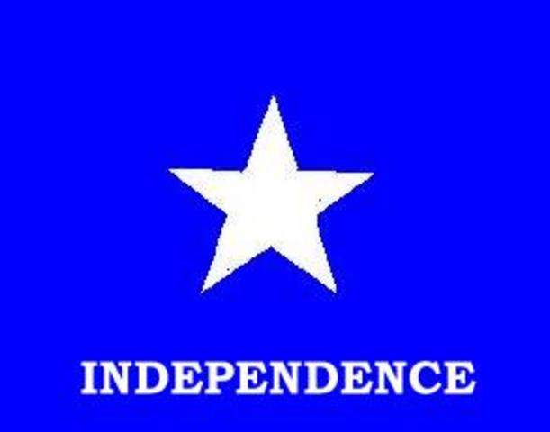 Texas Signs Declaration of Independence