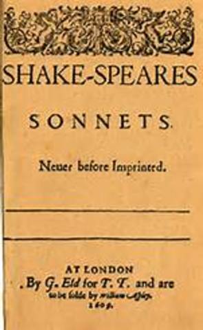 Shakespeare’s sonnets are published