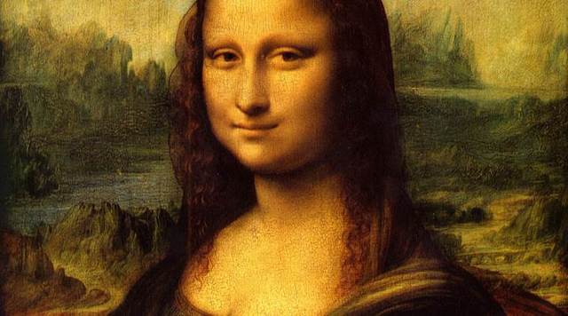 Leonard da Vinci paints the Mona Lisa