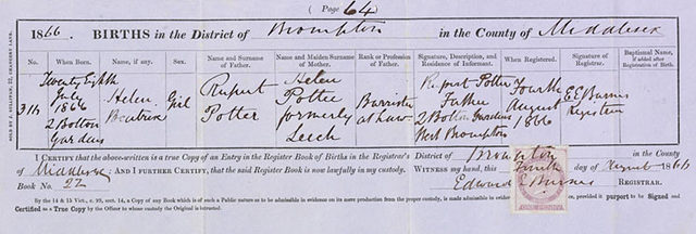 Beatrix Potter timeline | Timetoast timelines
