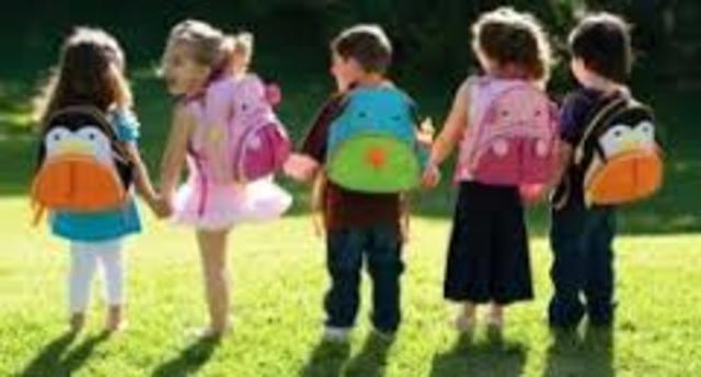 Mi primer día de cole.