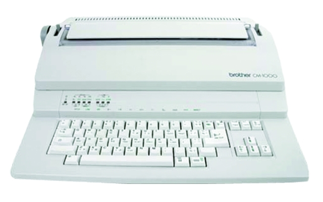 última máquina de escribir