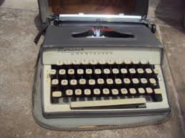 nuevo diseño para la maquina de escribir