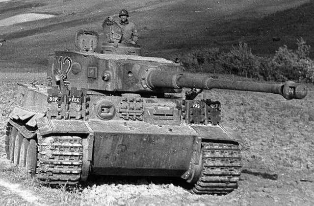 A guy named Allen attacked a German Tiger tank with a cup of tea.