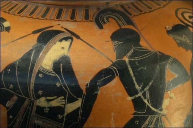 Menelaus finds that Helen is gone