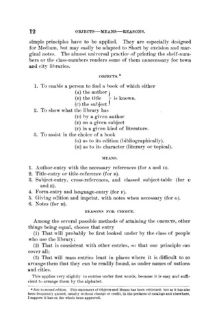 Rules for a printed dictionary catalogue