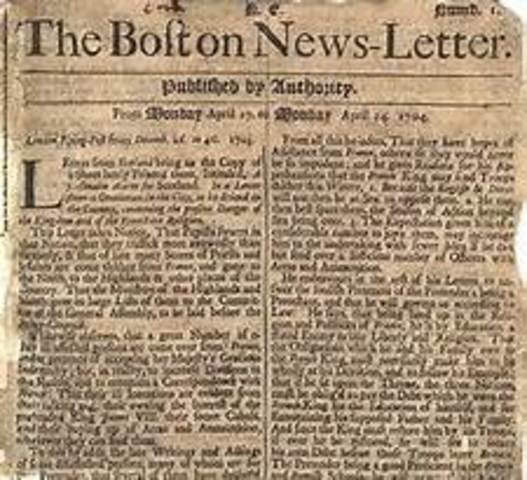 newspapers are first published in london