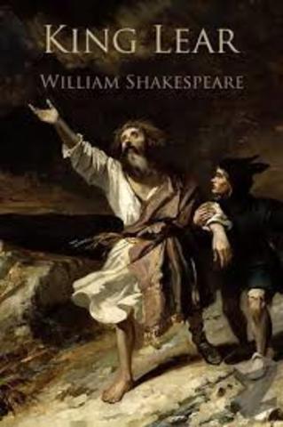 Shakespeare writes King Lear and Macbeth.