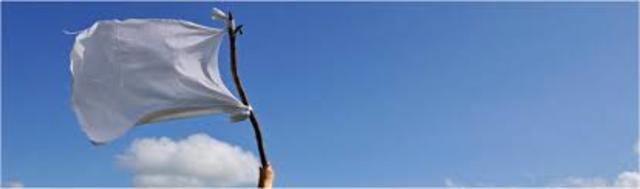 The Confederacy and General Robert E. Lee surrender to Grant at Appomattox Courthouse, Virginia