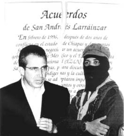 Se firman los Acuerdos de San Andrés