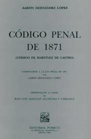 PRIMER CODIGO PENAL EN  NUESTRO PAIS