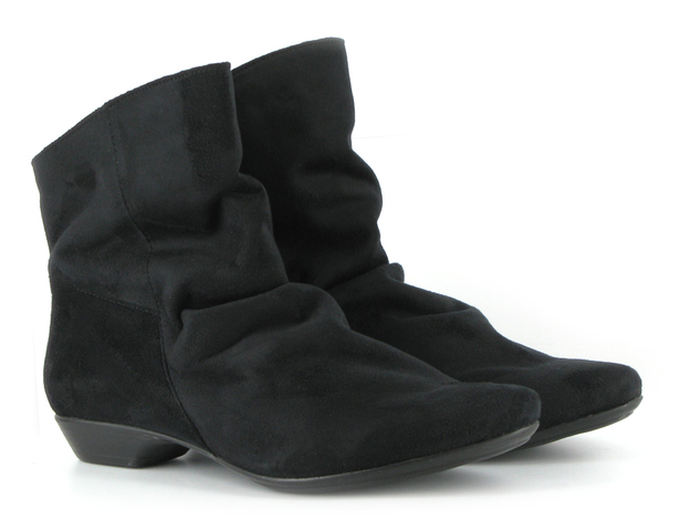 Bought black suede pixie boots