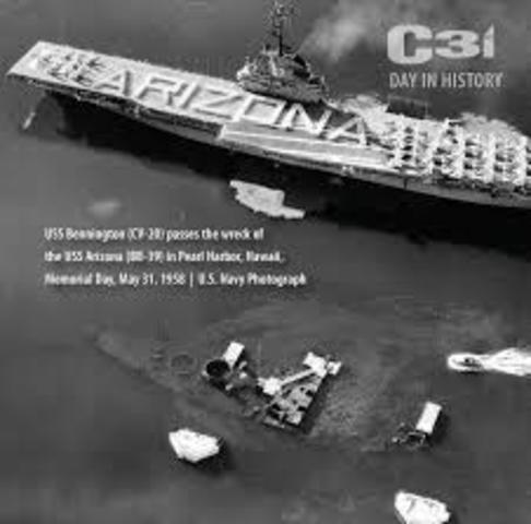 Japan attacks Pearl Harbor