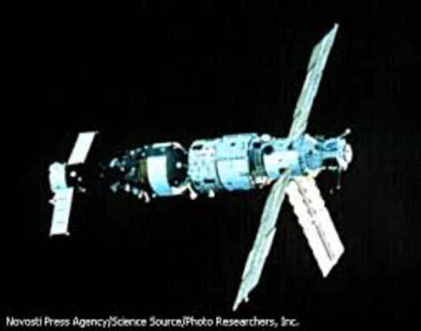 Caida de la cadena espacial MIR