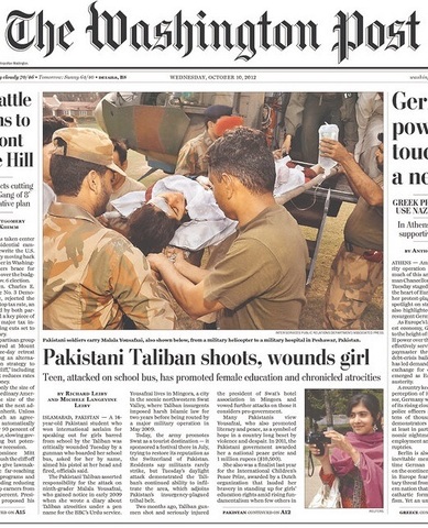 People worldwide hear about Malala's story