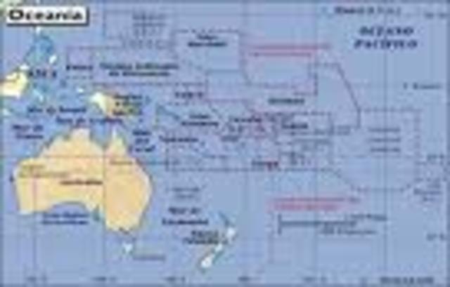 Hechos relevantes en Oceanía