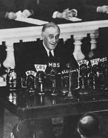 F. Roosevelt Elected President (1st Time)