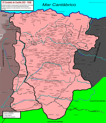 Creación del Condado de Castilla