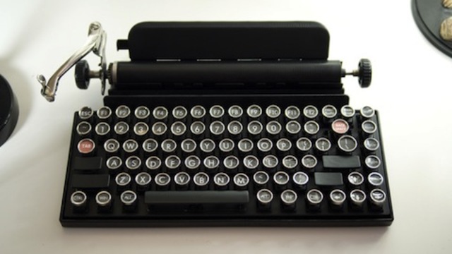 maquina de escribir con rodillo