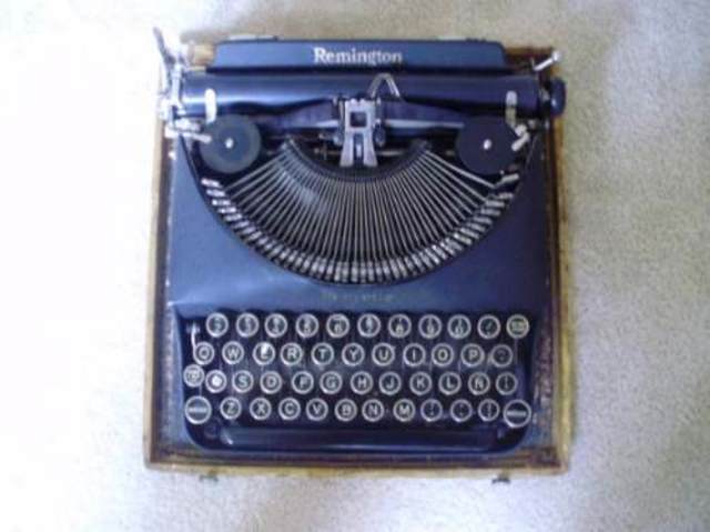 maquinas de escribir visibles